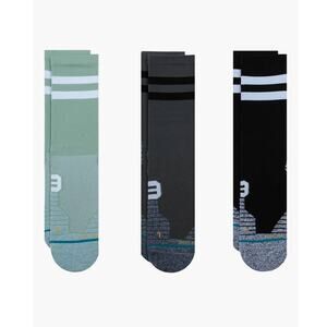 NWT Stance Franchise Assorted 3-Pack Crew Socks - MEDIUM - womens 8 - 10.5